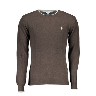 Brown Wool Men's Sweater