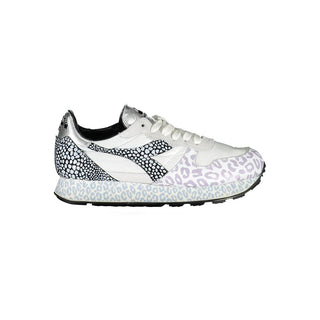 Zapatillas blancas de cuero para mujer