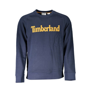 Blaues Baumwoll-Herren-Sweatshirt