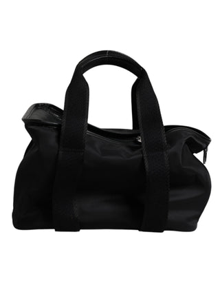 Black Shoulder Strap Pet Carry Logo Plaque Bag