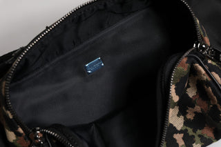 Riñonera de cintura con cinturón y logo DG de leopardo multicolor