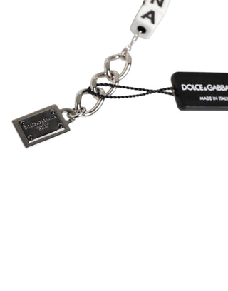 Armband mit Würfel-Logo und Silber-Messingkette
