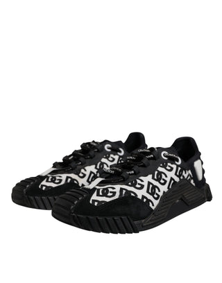 Zapatillas bajas negras con logo y cordones NS1