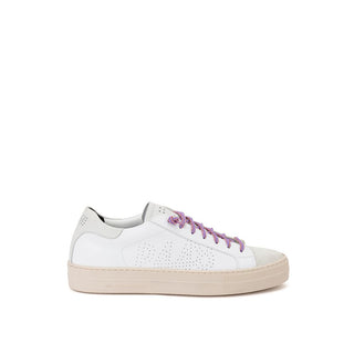 Zapatillas bajas de cuero blancas