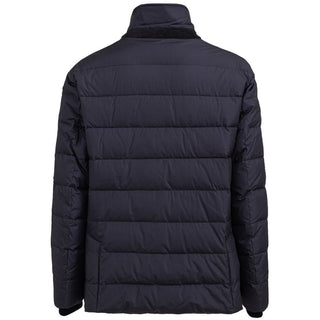 Blue Polyester Coat