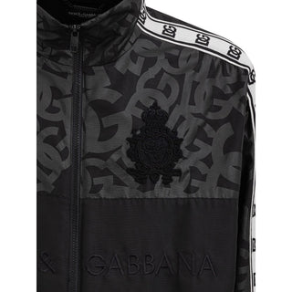 Black Polyester Shell Jacket