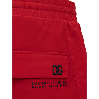 Rote Sport-Pantalons aus Polyamid