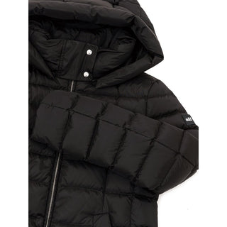 Chaqueta shell de poliamida negra