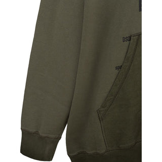 Grünes Baumwoll-Sweatshirt