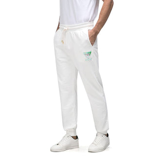 Pantalones deportivos de algodón blancos
