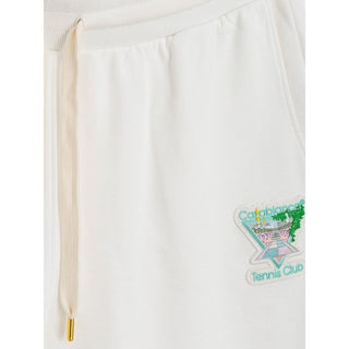 Pantalones deportivos de algodón blancos