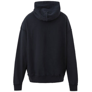 Blaues Baumwoll-Sweatshirt