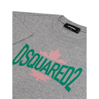 Camiseta de algodón gris