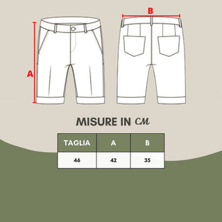 Multicolor Viscose Shorts