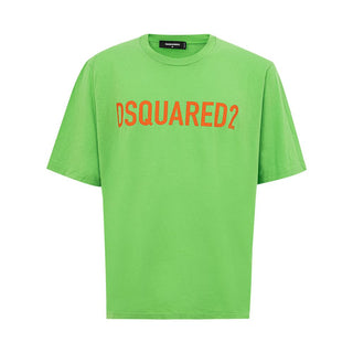 Grünes Baumwoll-T-Shirt
