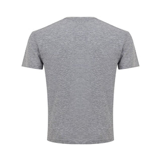 Camiseta de algodón gris