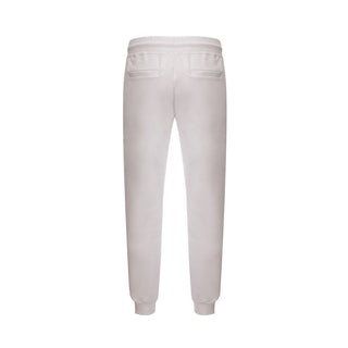 White Cotton Athletic Pants