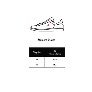Rosa Leder-Sneakers, Low Top