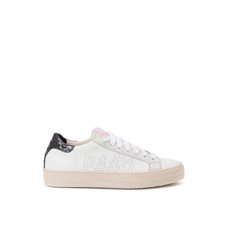 Zapatillas bajas de cuero blancas