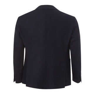 Blauer Baumwollblazer