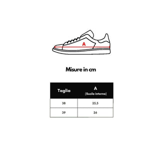 Rosa Leder-Sneakers, Low Top