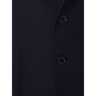 Blauer Baumwollblazer