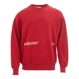 Rotes Baumwoll-Sweatshirt