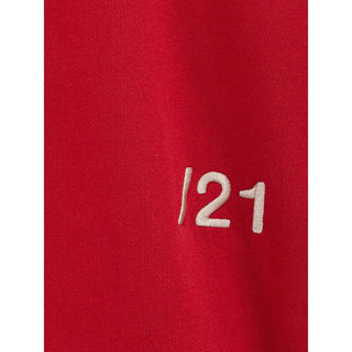 Rotes Baumwoll-Sweatshirt