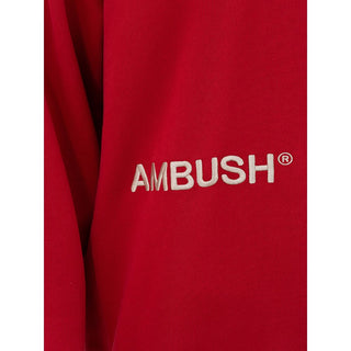 Rotes Baumwoll-Sweatshirt