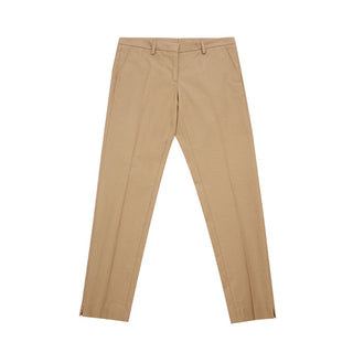 Pantalones chinos de algodón marrones