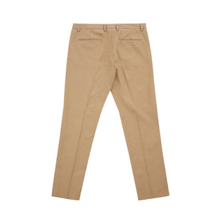 Pantalones chinos de algodón marrones