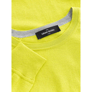 Sudadera de algodón amarilla