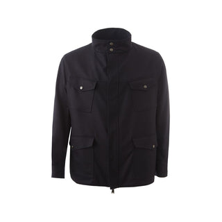 Blue Wool Coat