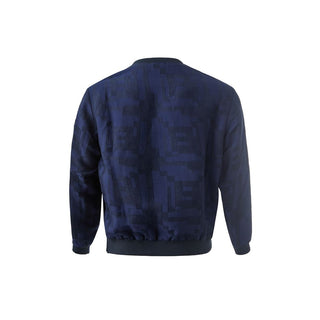Blaues Leinen-T-Shirt