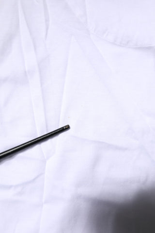 Camiseta blanca sin mangas de algodón con estampado
