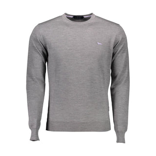 Suéter gris de lana para hombre