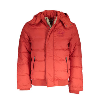 Orange Polyamid-Herrenjacke
