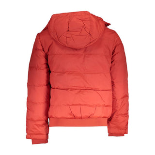 Orange Polyamid-Herrenjacke