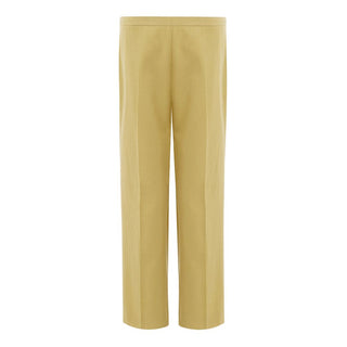 Pantalones casuales de algodón dorado