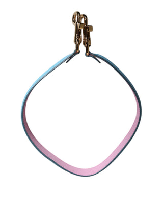 Correa para bolso con asa de cuero rosa y azul para el hombro