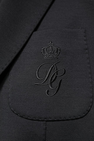 Black Single Breasted Men Coat Blazer Suit