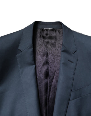 Blue Single Breasted Men Coat MARTINI Blazer