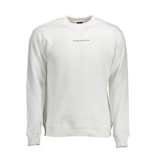 Sudadera blanca de algodón para hombre