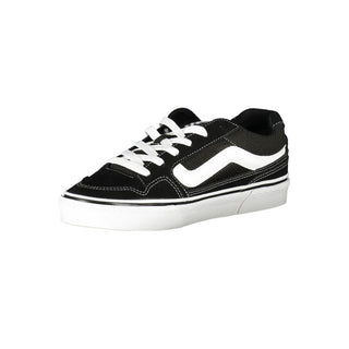 Black Polyurethane Men Sneaker