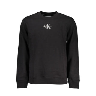 Sudadera de algodón negra para hombre