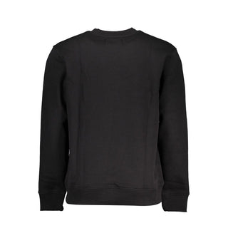 Sudadera de algodón negra para hombre