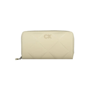 Beige Polyester Women Wallet
