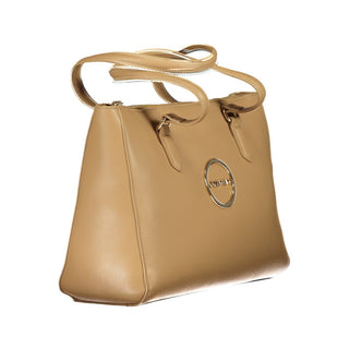 Bolso de mujer beige de poliuretano  