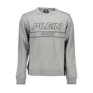 Sudadera de algodón gris para hombre