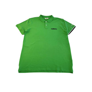 Grünes Baumwoll-Herren-Poloshirt